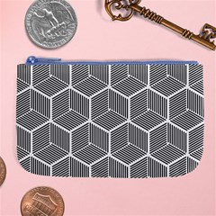 Cube Pattern Cube Seamless Repeat Large Coin Purse by Nexatart