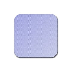 Zigzag Chevron Thin Pattern Rubber Coaster (Square) 