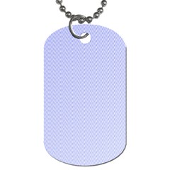 Zigzag Chevron Thin Pattern Dog Tag (One Side)