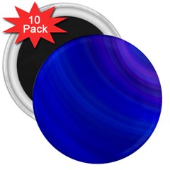 Blue Background Abstract Blue 3  Magnets (10 Pack) 