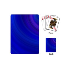 Blue Background Abstract Blue Playing Cards (mini)  by Nexatart