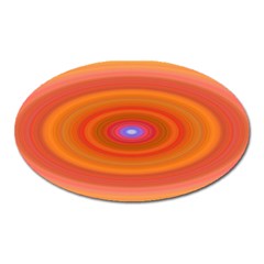 Ellipse Background Orange Oval Oval Magnet by Nexatart