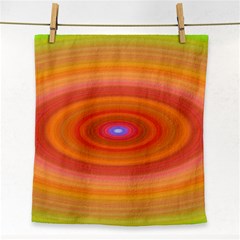 Ellipse Background Orange Oval Face Towel by Nexatart