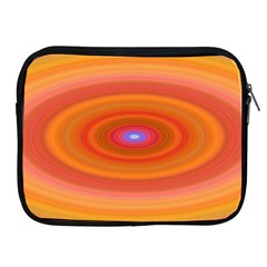 Ellipse Background Orange Oval Apple Ipad 2/3/4 Zipper Cases by Nexatart