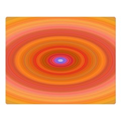 Ellipse Background Orange Oval Double Sided Flano Blanket (large)  by Nexatart