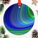 Space Design Abstract Sky Storm Ornament (Round) Front