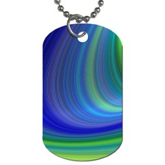 Space Design Abstract Sky Storm Dog Tag (two Sides) by Nexatart