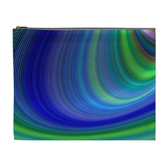 Space Design Abstract Sky Storm Cosmetic Bag (xl) by Nexatart