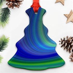 Space Design Abstract Sky Storm Christmas Tree Ornament (two Sides) by Nexatart