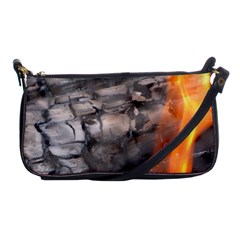 Fireplace Flame Burn Firewood Shoulder Clutch Bags by Nexatart