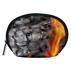 Fireplace Flame Burn Firewood Accessory Pouches (medium) 