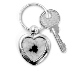 Almond Bread Quantity Apple Males Key Chains (heart)  by Nexatart