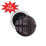 Graphics House Brick Brick Wall 1.75  Magnets (10 pack)  Front