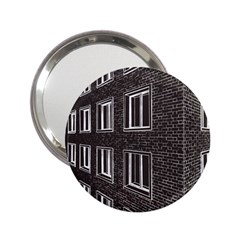 Graphics House Brick Brick Wall 2 25  Handbag Mirrors by Nexatart