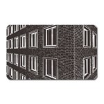 Graphics House Brick Brick Wall Magnet (Rectangular) Front