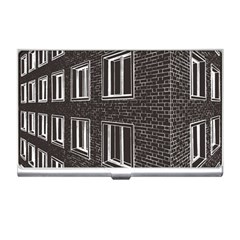 Graphics House Brick Brick Wall Business Card Holders by Nexatart