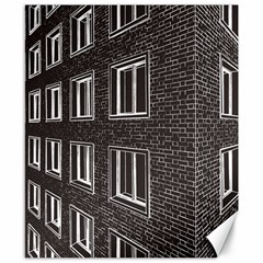 Graphics House Brick Brick Wall Canvas 8  X 10  by Nexatart