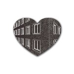 Graphics House Brick Brick Wall Heart Coaster (4 pack)  Front