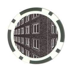 Graphics House Brick Brick Wall Poker Chip Card Guard by Nexatart