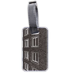 Graphics House Brick Brick Wall Luggage Tags (two Sides) by Nexatart