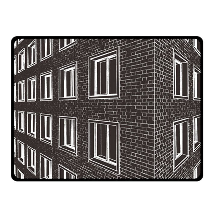 Graphics House Brick Brick Wall Double Sided Fleece Blanket (Small) 