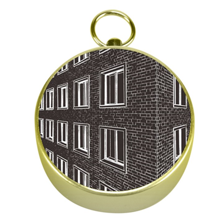 Graphics House Brick Brick Wall Gold Compasses