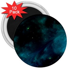 Space All Universe Cosmos Galaxy 3  Magnets (10 Pack)  by Nexatart