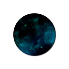 Space All Universe Cosmos Galaxy Rubber Round Coaster (4 Pack)  by Nexatart