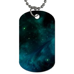 Space All Universe Cosmos Galaxy Dog Tag (one Side) by Nexatart