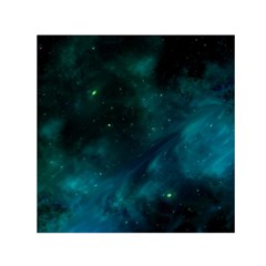 Space All Universe Cosmos Galaxy Small Satin Scarf (square) by Nexatart