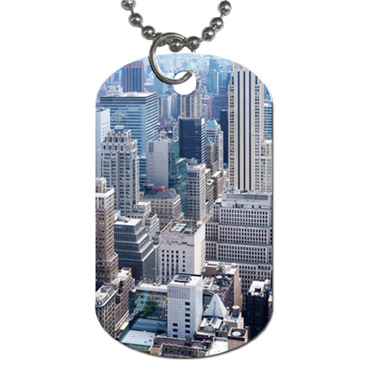 Manhattan New York City Dog Tag (One Side)