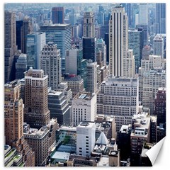 Manhattan New York City Canvas 16  X 16   by Nexatart