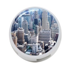 Manhattan New York City 4-port Usb Hub (two Sides)  by Nexatart