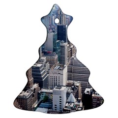 Manhattan New York City Christmas Tree Ornament (two Sides) by Nexatart