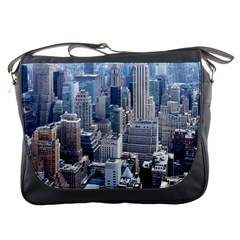 Manhattan New York City Messenger Bags by Nexatart