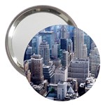 Manhattan New York City 3  Handbag Mirrors Front