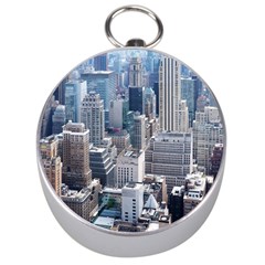 Manhattan New York City Silver Compasses by Nexatart