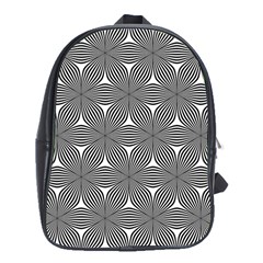 Seamless Weave Ribbon Hexagonal School Bag (xl) by Nexatart