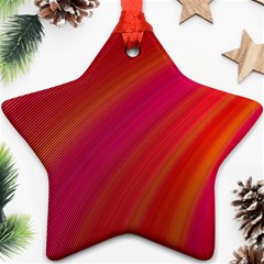 Abstract Red Background Fractal Ornament (star)