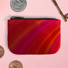 Abstract Red Background Fractal Mini Coin Purses by Nexatart