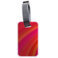 Abstract Red Background Fractal Luggage Tags (two Sides) by Nexatart