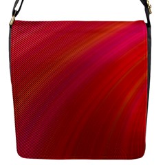 Abstract Red Background Fractal Flap Messenger Bag (s) by Nexatart