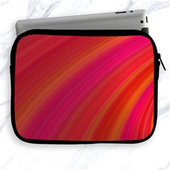 Abstract Red Background Fractal Apple Ipad 2/3/4 Zipper Cases by Nexatart