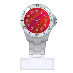 Abstract Red Background Fractal Plastic Nurses Watch by Nexatart