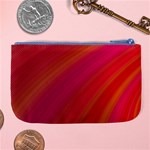 Abstract Red Background Fractal Large Coin Purse Back