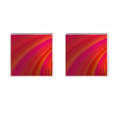 Abstract Red Background Fractal Cufflinks (square) by Nexatart