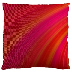 Abstract Red Background Fractal Large Cushion Case (two Sides)