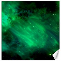 Green Space All Universe Cosmos Galaxy Canvas 12  X 12   by Nexatart