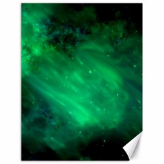 Green Space All Universe Cosmos Galaxy Canvas 18  X 24   by Nexatart