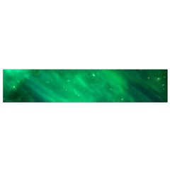 Green Space All Universe Cosmos Galaxy Flano Scarf (small) by Nexatart